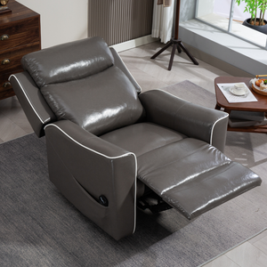 Fauteuil inclinable moderne et réglable avec fonction massage, revêtement en tissu, structure pour siège de cinéma, usage occasionnel - Product Image 4