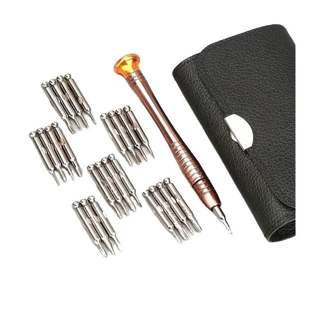 Precision Magnetic Screwdriver Set Rotatable Steel Handle for DIY Electronics Repair Small Device Maintenance (OEM Available)