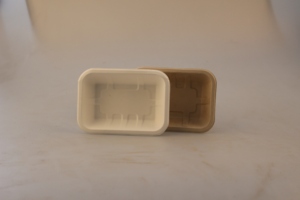 Anpassbare 400ml biologisch abbaubare weiße Einweg-Zuckerrohr pulpe zum Mitnehmen Box Besteckset zum Mittagessen - Product Image 4
