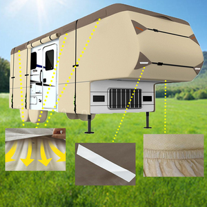 Usine en gros de haute qualité 5ème roue rv couverture respirant Durable étanche résistant aux déchirures Anti-UV <span class=keywords><strong>caravane</strong></span> rv couverture - Product Image 4