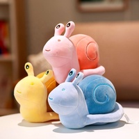 Bantal Boneka Siput Super Lembut Mia, Boneka Hewan Lucu, Bantal Sofa, Mainan Tidur Anak, Hadiah