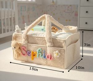 Cesta de almacenamiento de peluche <span class=keywords><strong>para</strong></span> bebés, organizador personalizado <span class=keywords><strong>para</strong></span> la habitación del bebé, organizador de pañales <span class=keywords><strong>para</strong></span> bebés - Product Image 4
