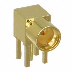 Samtec แจ็คมุมขวาผ่านรู MMCX-J-P-H-RA-TH1ขั้วต่อ PCB 50โอห์มพร้อมตัวยึดแบบ Snap-ON 6GHz - Product Image 1