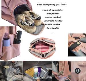 Échantillon gratuit Dernier sac de shopping unisexe grande capacité, sac de sport tendance, sac à main pour femmes, sac de yoga léger - Product Image 3