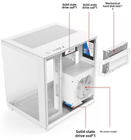 Caja de PC para Juegos Micro ATX de Torre Media al por Mayor, Chasis de Computadora de Escritorio con Ventana Lateral de Vidrio Templado