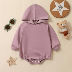 Tuta con Cappuccio per <span class=keywords><strong>Neonato</strong></span> <span class=keywords><strong>Maschio</strong></span>, Manica Lunga, Tinta Unita, <span class=keywords><strong>Abbigliamento</strong></span> Autunno/Inverno e Primavera - Product Image 4