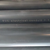 Schedule 40 80 Tuyau de conduit électrique en PVC résistant aux UV en plastique extérieur souterrain 1 ''-6'' Conduit pour câblage de câble ASTMD 1785