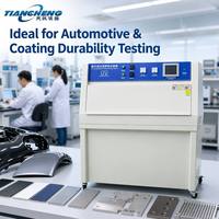 Probador Electrónico de Degradación QUV 220V de Alta Precisión con Protección IP65, Lámpara de Irradiación Ultravioleta para Envejecimiento de Plásticos en Laboratorio