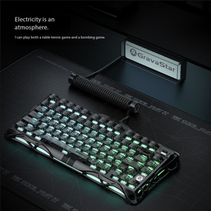 GravaStar Mercury V75 <b>Wired</b> Magnetic Switch Gaming Keyboard UFO HE Switch RT 0.005mm 8000Hz Polling Rate Aluminum RGB Keyboard - Product Image 3
