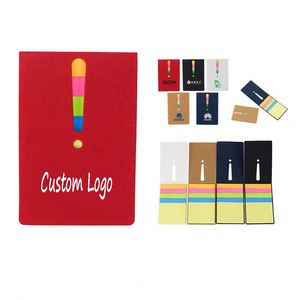 Bloc de Notas Autoadhesivas, Notas Adhesivas Coloridas, Combinación de Etiquetas Adhesivas con Bandera, Impresión UV, Regalos Promocionales para Oficina y Publicidad - Product Image 1