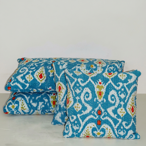 Housse de coussin Kantha Paisley faite à la main, décorative pour la maison, fournisseur Gold - Product Image 1