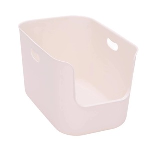 Bac à litière extra large et ouvert, surélevé pour éviter les éclaboussures, contient du sable pour éviter les odeurs, bac à litière géant semi-fermé pour - Product Image 2