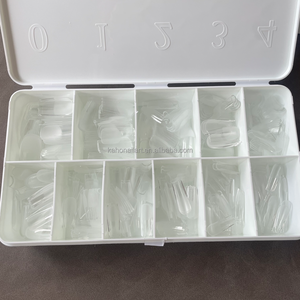 Faux ongles en Gel UV, Extension de <span class=keywords><strong>manucure</strong></span> Semi-givré, faux carrés, couverture complète, pointes mates pour la vente en gros - Product Image 3