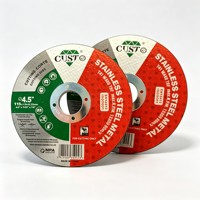 Disque de coupe en acier inoxydable pour outils abrasifs en aluminium, disque à tronçonner 4,5 4 1/2 115 mm pour la découpe de métaux