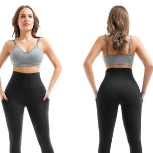 Pantalons de yoga IStapromo avec poches pour téléphone, logo personnalisé, vêtements de rue, pantalons de yoga de fitness pour femmes - Product Image 4