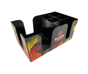 Paneles de acero inoxidable para bebidas, barra de madera de plástico personalizada con logotipo, negro, plata, verde, azul y rojo, promoción, 3/6 - Product Image 3