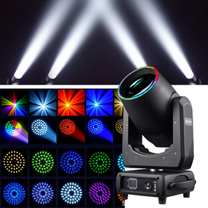 Projecteur de scène professionnel 17R Sharpy <span class=keywords><strong>Plus</strong></span> 380W à tête mobile, grand faisceau 380, double prisme, contrôleur DMX 512 pour événements - Product Image 1
