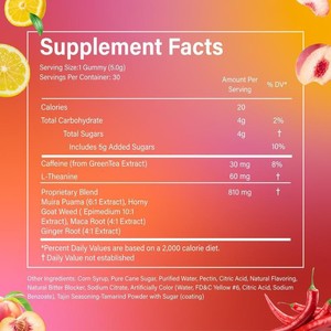 Gomitas Picantes para Hombre de Marca Privada con Raíz de Maca y Epimedium para Equilibrio Hormonal, Suplemento Vegano, Sin OMG, Orgánico - Product Image 2