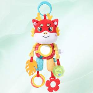 ของเล่นเด็กสไตล์จีนกระดิ่งลมขนาดใหญ่และเตียงตุ๊กตาสัตว์แขวนตุ๊กตาของเล่นรถเข็นเด็ก - Product Image 6