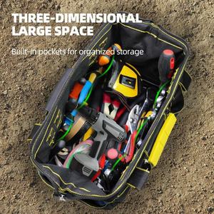 Sac de rangement multifonctionnel professionnel Ananke Tools en tissu Oxford 600D avec fond stéréo, grande capacité, organisateur d'outils OEM - Product Image 6