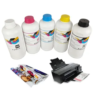 Retailer epson xp 15000 dtf ink light white ink 100 ml glow 6 color uv dtf sticker printer uv dtf ink damper for epson i3200
