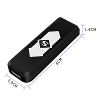 Briquet électronique USB Rechargeable sans flamme tactile fil chauffant à Induction Cigarette USB Rechargeable briquet Portable pour hommes