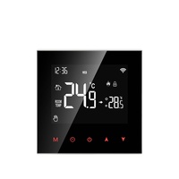Thermostat numérique LCD Larkkey, interrupteur de contrôle de la température, contrôleur programmable de chauffage par le sol