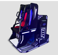 Simulador de rotación de 360 juegos, máquina de realidad Virtual 9d, silla de movimiento para parque temático VR