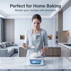 <span class=keywords><strong>Balance</strong></span> numérique électronique multifonctionnelle pour la cuisine, avec écran LCD, en plastique, pour peser les aliments - Product Image 5
