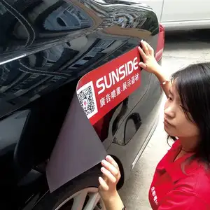 Publicidad personalizada Imanes de coche Señales magnéticas Etiqueta engomada del imán de la puerta del coche