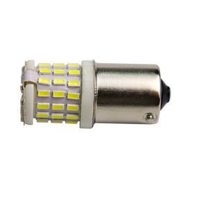 1156 BA15S <span class=keywords><strong>P21W</strong></span> BAU15S PY21W 1157 BAY15D ceramica 57 SMD 3014 <span class=keywords><strong>LED</strong></span> 0.33A Auto segnale di girata del freno drl luci di arresto lampadine 12 V-20 V - Product Image 2