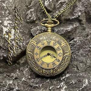 <span class=keywords><strong>Montre</strong></span> de poche à quartz BOSHIYA en alliage antique, cadran rond de 47 mm, bracelet en alliage, pour <span class=keywords><strong>homme</strong></span>, cadeau, vente en gros à prix réduit - Product Image 3