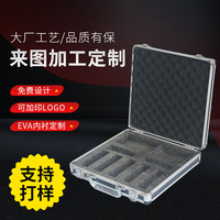 Valise de transport antichoc légère en alliage d'aluminium, personnalisable OEM, très vendue, avec doublure en mousse EVA, indice de protection IP54, ignifuge