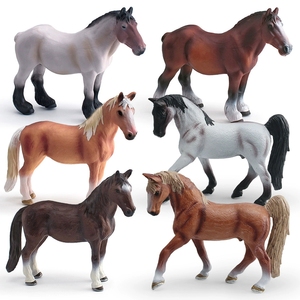Modelo de Caballo de Simulación de Animales Salvajes para Niños, Réplica Holandesa del Caballo Tennessee Walker, Juguete Decorativo - Product Image 5