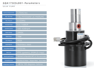Bomba de Microengranajes de Alta Precisión Resistente a la Corrosión con Rotor Corto para Llenado de Doble Salida T223 - Product Image 3
