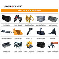 Backhoe Loader Roda 4X4 Langsung dari Pabrik 3.8 Ton 0.8m Pompa Mesin & Gearbox Multifungsi Buatan Cina