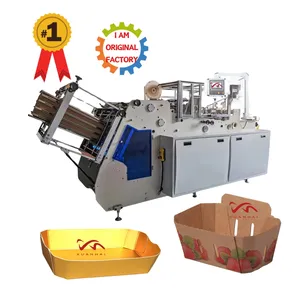 Factory Supply Golden Supplier Lunch Box Making Machine Box Forming Machine Paper Food Box Making Machines