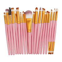 Haute qualité De Brochas Para Maquillaje 20 pièces pinceaux cosmétiques outil yeux et fond de teint brosse maquillage professionnel ensemble de pinceaux