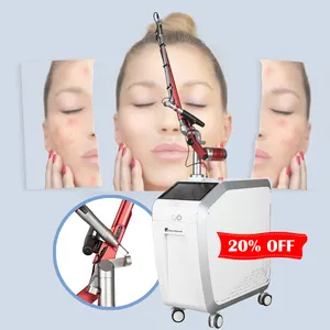 Professional 1064 532 pico q switched nd yag laser eyebrow pigment tattoo removal machine picosecond laser machine