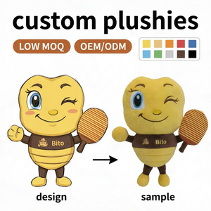 Fabricante de Juguetes de Peluche Personalizados, Diseño de Peluche Suave con Clip para la Muñeca, Productos Culturales y Creativos para Librerías, Llavero de Peluche Personalizado - Product Image 2