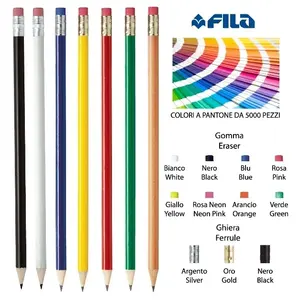 Lápiz Fila Gold con borrador, merchandising personalizado - Product Image 1