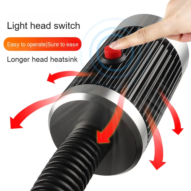 24V Led Machine Tool Work Light Strong Magnetic 220V Industrial Desk Lamp for Lathe Milling Machine Equipment Lighting