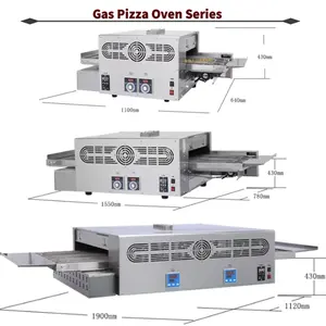 Conveyor Pizza Oven Price Commercial Gas Mini Electric Tunnel Conveyer Conveyor Belt Pizza Oven Machine 12 18 32 Inch For Sale Price Restaurant Equipment