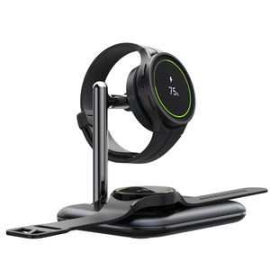 KC นาฬิกาแม่เหล็กดูดคู่ตั้งโต๊ะแท่นชาร์จไร้สายสำหรับ <span class=keywords><strong>Samsung</strong></span> <span class=keywords><strong>Galaxy</strong></span> WATCH 6ของขวัญตามแบบ - Product Image 5