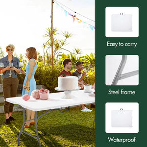 In De Fabriek Gemaakte Draagbare Aluminium Opvouwbare Tafels Voor Buiten Voor Bruiloften Op Kampeerfeesten. Aanpasbare Materiaalgroottes. 4-Seizoen Gebruik. - Product Image 2