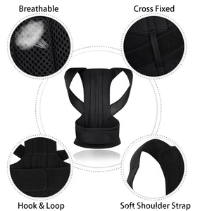 <span class=keywords><strong>Corrector</strong></span> de postura entrenador de cintura universal soporte de espalda unisex OEM para hombres y mujeres - Product Image 2