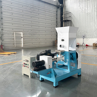 Machine à fabriquer des granulés d'aliments pour animaux de compagnie, chats, chiens, oiseaux, lapins, machine à granulés d'aliments flottants pour poissons, extrudeuse de granulés d'aliments