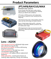 Mesin Penanda Laser Serat 100W 200W 300W Sumber Raycus untuk Pengukiran Dalam pada Logam Penandaan Permukaan Lengkung 3D