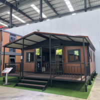 Cabane préfabriquée extensible sur mesure 20 pieds, design pliable, 2-3 chambres, cuisine et salle de bain complètes, certifiée CE, prix usine, unité d'habitation complémentaire