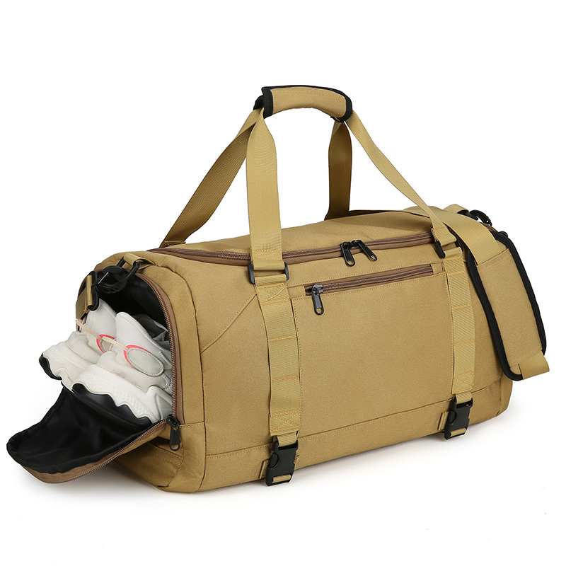 High-Quality 900D Oxford Waterproof Gym Bag – Large Travel Duffel with Shoe Compartment - View 2